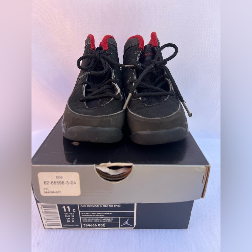 Air Jordan 6 Retro Black Size 11C